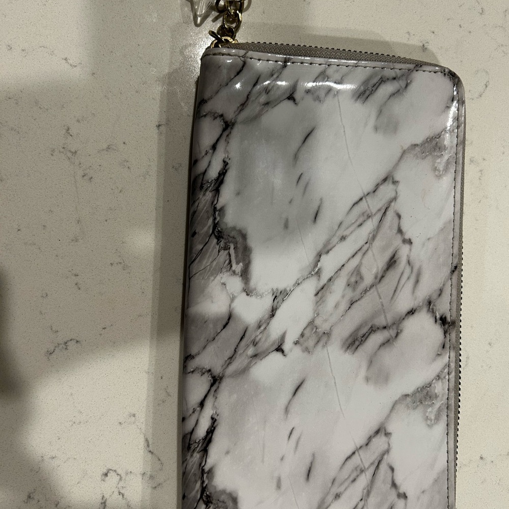 Marble Pattern Phone Wallet Case